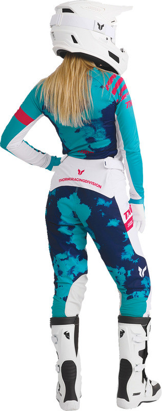 Thor Women's Launchmode Bleach White Aqua Pants