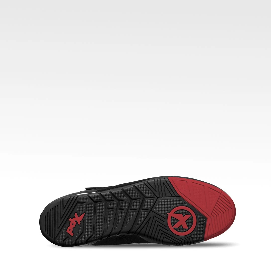 XPD X-Radical Black Red Shoes