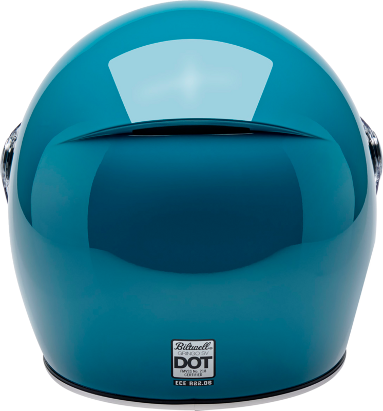 Biltwell Gringo SV Gloss Atlantic Teal Helmet