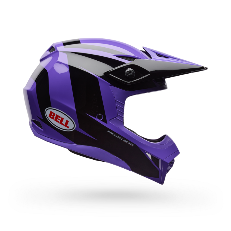 Bell MX10 MIPS Purple Helmet Speed Addicts
