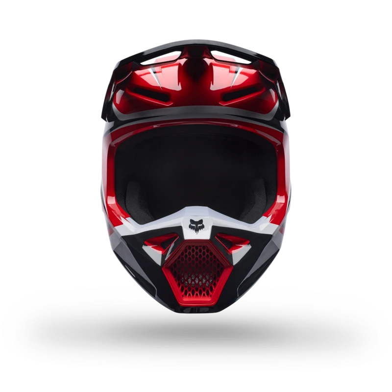 Small Fox Racing Fox Racing V1 Frame Red Helmet - Speed Addicts