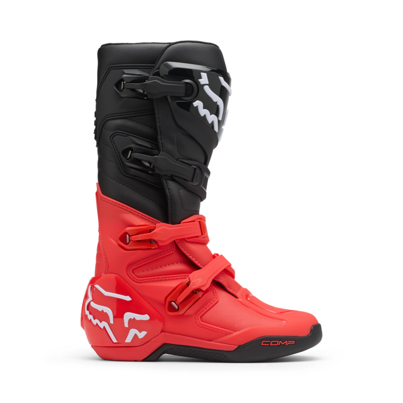 Fox Racing V27 Comp Red Boots - Speed Addicts