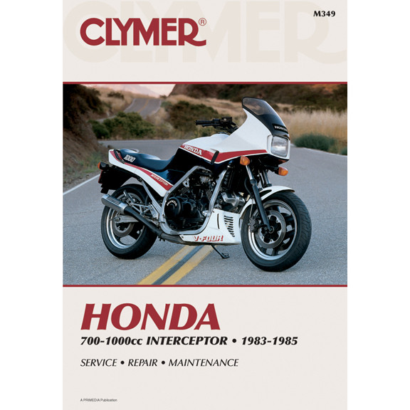 Clymer M349 Service Shop Repair Manual Honda 700-1000cc Intrceptr 83-85