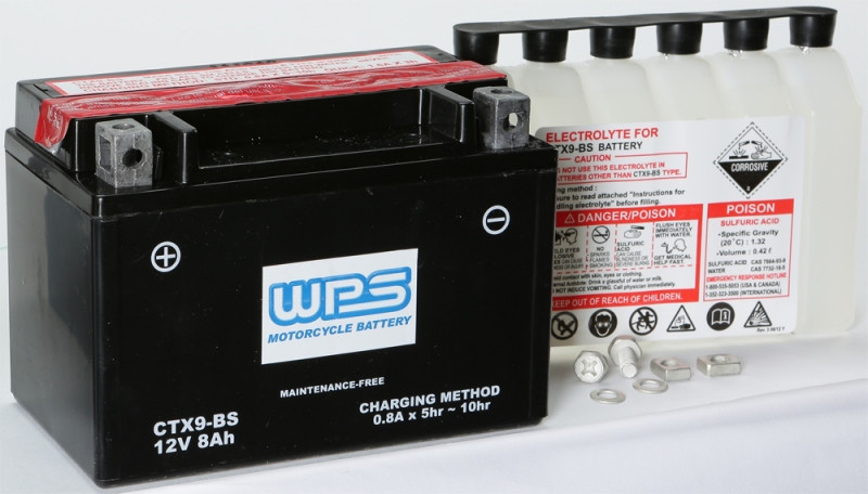 Wps Battery Maint Free Ctx9-Bs - CTX9-BS