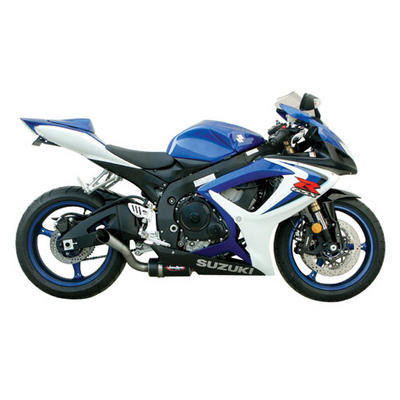 Jardine GP1 Polished Slip On Exhaust Muffler Suzuki GSX-R600 / GSX-R750 06 07