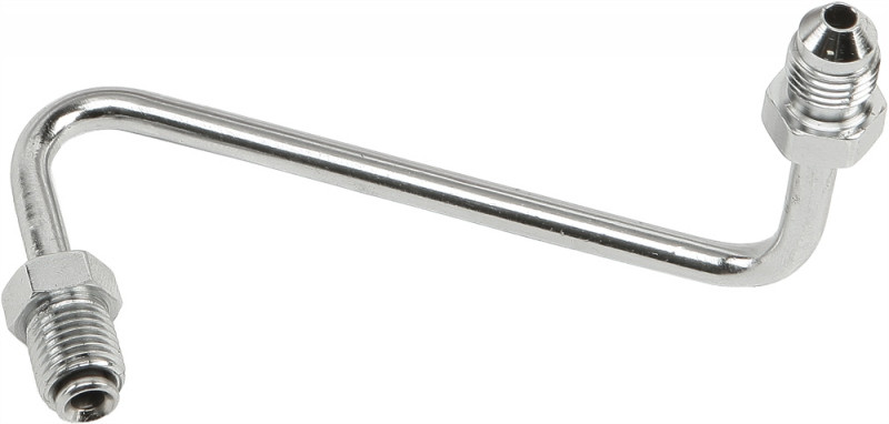 Goodridge Jic To -3 Tube Adapter S-Bend Chrome 3/8" - P666-03CH