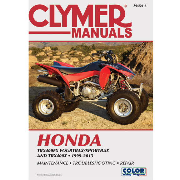 Clymer M454-5 Service Shop Repair Manual Honda TRX400EX Fourtrax TRX400X 99-13