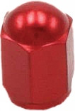 Drc Air Valve Caps Red 2/Pk - D58-03-106