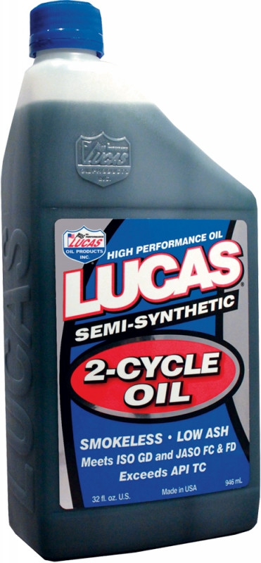 Lucas Semi-Synthetic 2-Cycle Oil Qt - 10110