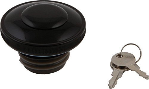 Harddrive Gas Cap Screw-In W/Lock&Cover Vented Black 96-Up - 03-0320AB-A