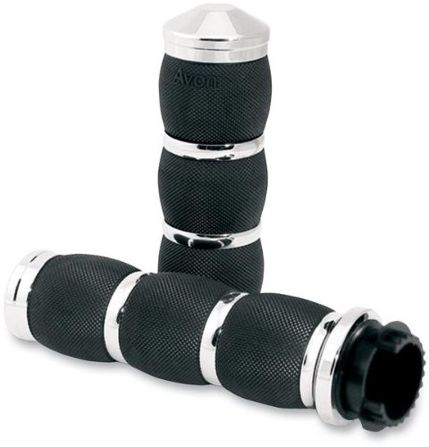 Avon Air Cushioned Grips (Chrome) - MT-AIR-90-CH