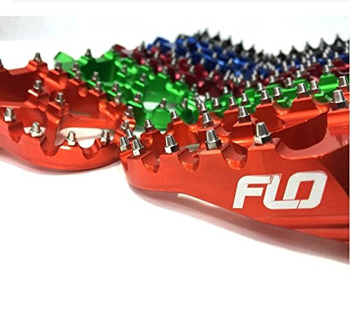 Flo Motorsports Pro Series Foot Pegs (Blue) - FPEG-793BLU