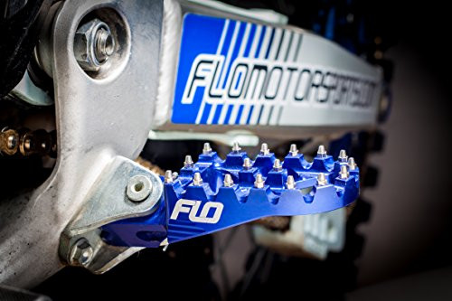 Flo Motorsports Pro Series Foot Pegs (Blue) - FPEG-793BLU