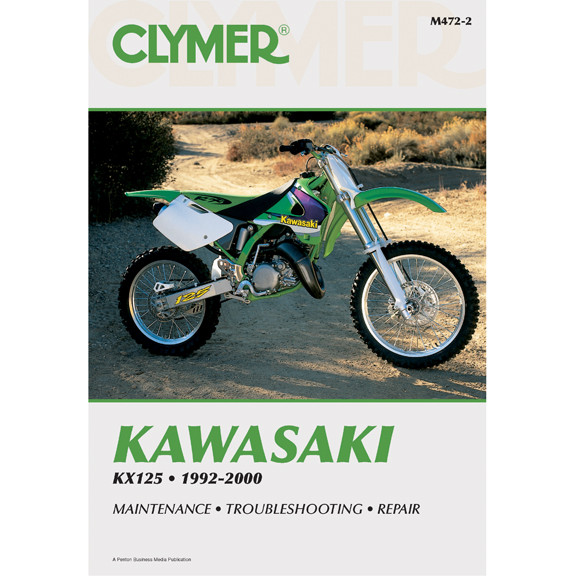 Clymer M472-2 Service Shop Repair Manual Kawasaki KX125 1992-2000