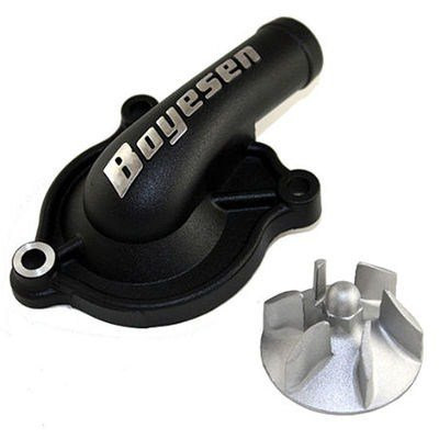 Boyesen Hy-Flo Water Pump Cover & Impeller Kit (Black) - WPK-27B