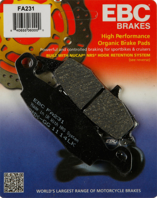 EBC Organic Brake Pads FA231