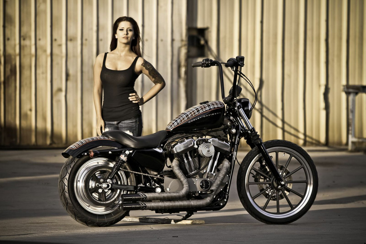 Burly Apehangers 14" Black Narrow (B28-337)