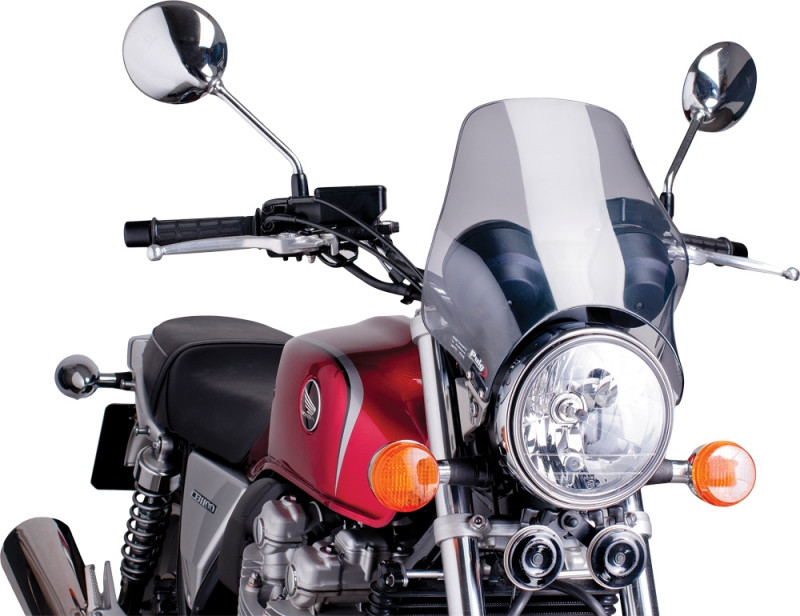 Puig Naked Windscreen Headlight Mount (Smoke) - 0869H