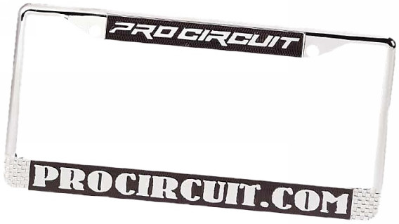 Pro Circuit License Plate Frame (Chrome) - PC1005-1300