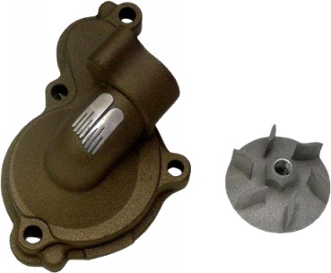 Boyesen Waterpump Cover & Impeller Kit Yz450F 2010 Magnesium - WPK-38AM