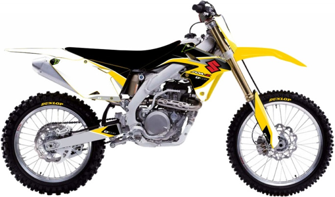 D Cor Suzuki Raceline Graphics Complete Kit (White) - 20-40-450