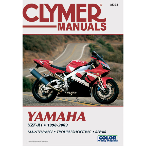 Clymer M398 Service Shop Repair Manual Yamaha YZF-R1 1998-2003