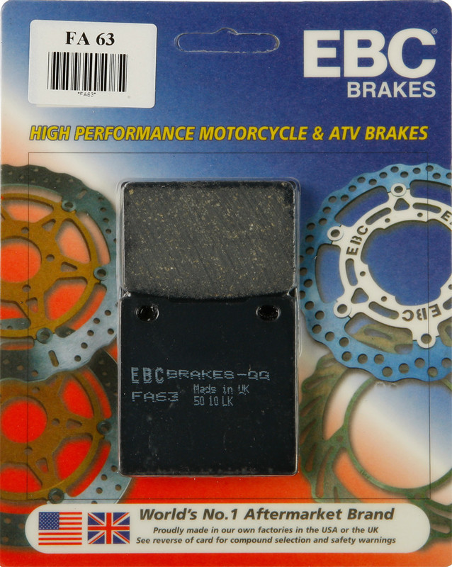 EBC Organic Brake Pads FA63