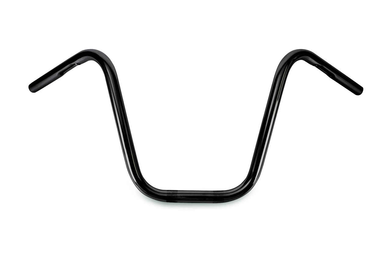 Burly Apehanger Handlebars Black 12" Narrow (B28-348)
