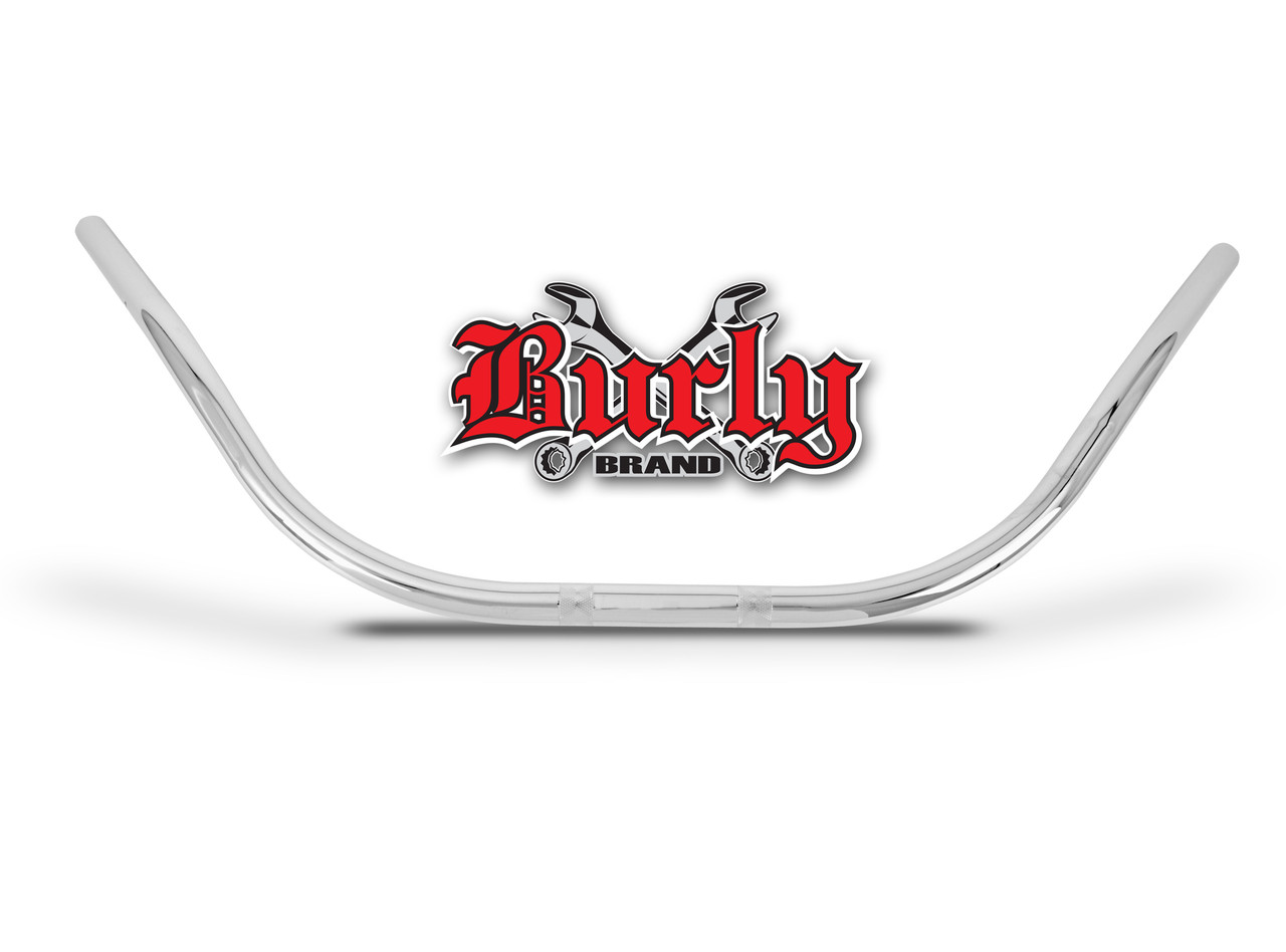 Burly Beach Bars Chrome 1" Tube Dimpled (B28-300X)