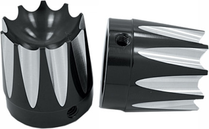 Avon Axle Nut Cover Excalibur Black 1" - AXL-EX-ANO