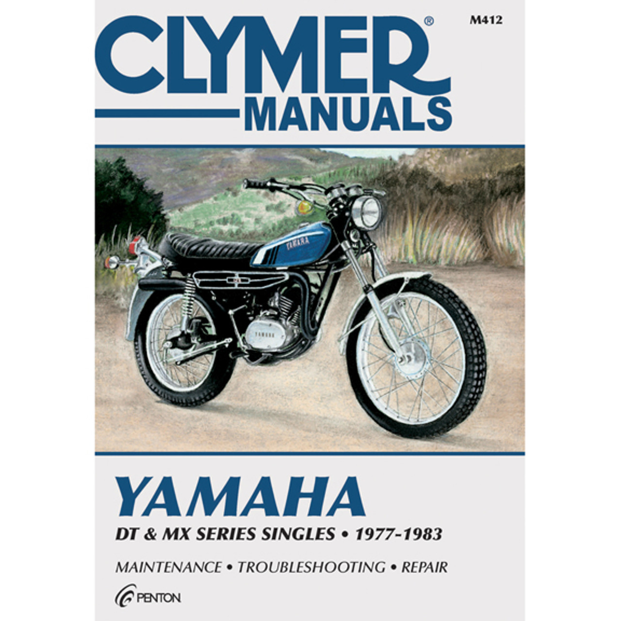 Clymer M412 Service Shop Repair Manual Yamaha Dt Mx Series Sngls