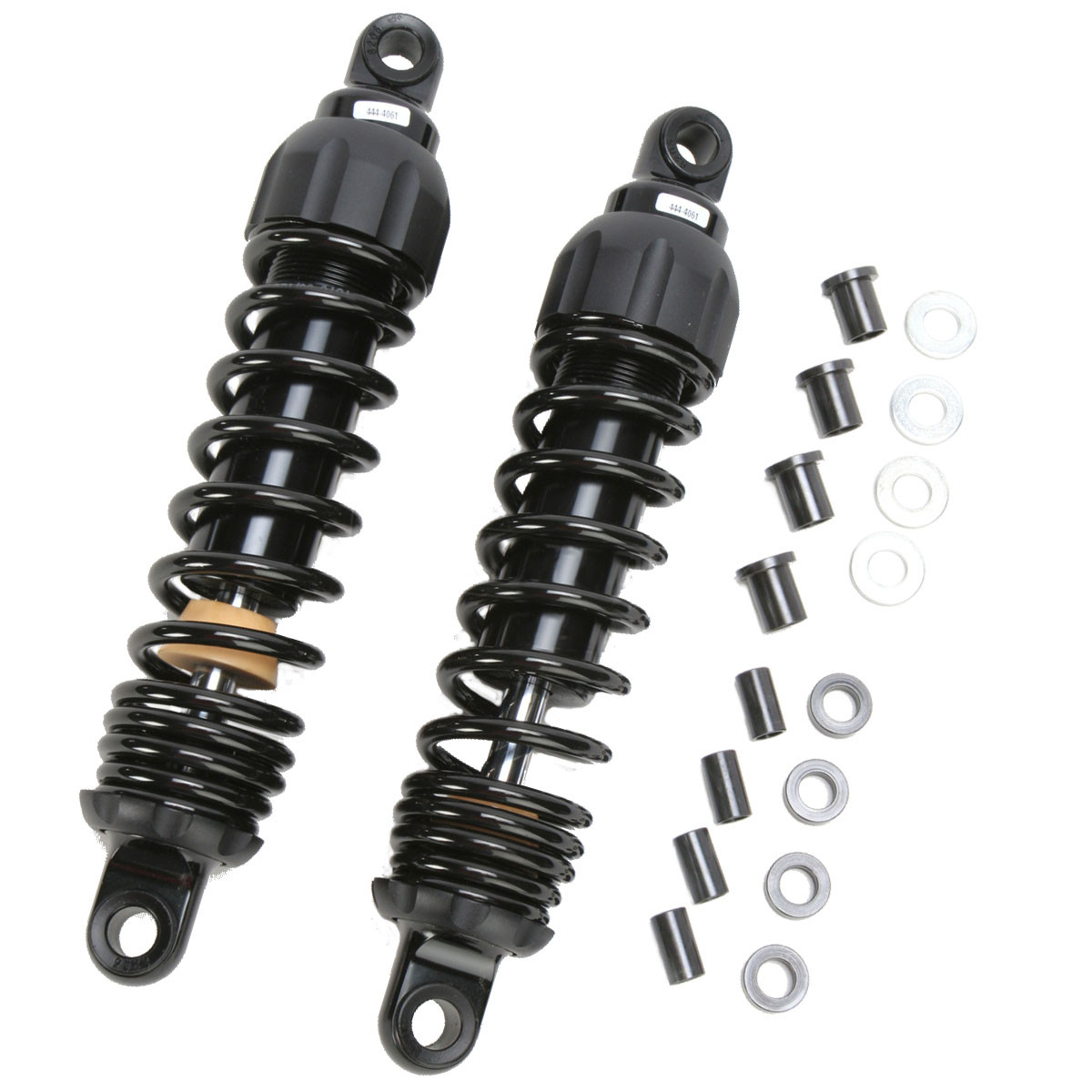 Progressive Suspension 444 Harley Shocks 12.0" Black (4444044B