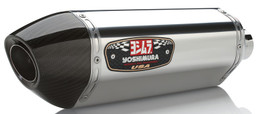 Yoshimura Street Dual R-77 Slip-On Exhaust Ss-Ss-Cf - 1121205