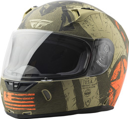 Fly Racing Revolt FS Liberator Helmet Matte Brown