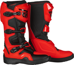 Fly Racing Maverik Boots Red Black