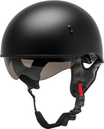 Gmax HH-65 Half Helmet Naked Matte Black