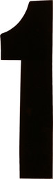Dirt Digits #1 4" Black Extreme Digits 3/P K - XT43B-1