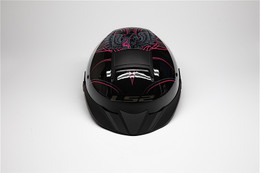 LS2 Rebellion Wheels & Wings Gloss Black Helmet