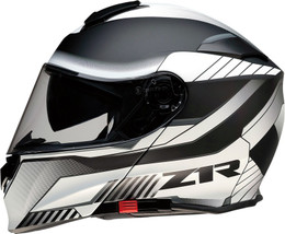 Z1R Solaris Modular Scythe White Black Helmet
