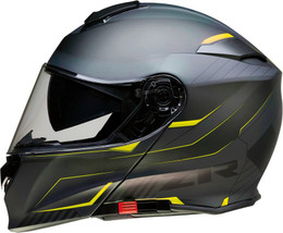 Z1R Solaris Modular Scythe Black Hi-Viz Helmet