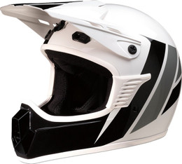Z1R Child Rise Evac Gloss White Black Gray Helmet