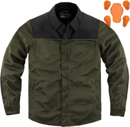 Icon Upstate Mesh CE Black Jacket - Speed Addicts