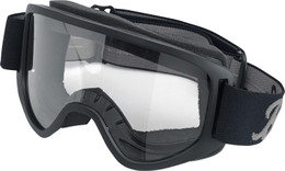 Biltwell Moto 2.0 Script Black Goggles