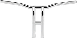 Biltwell Tyson Chrome 14" X-Large Pullback Handlebar for Throttle-By-Wire
