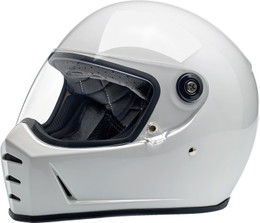 Biltwell Lane Splitter Gloss White Helmet