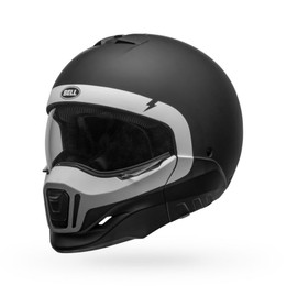 Bell Broozer Cranium Matte Black White Helmet