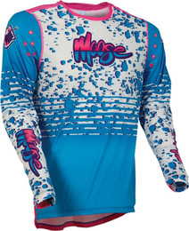 Moose Racing Agroid Blue Pink White Jersey