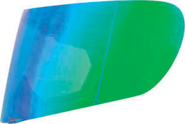 THH T810S Mirror Green Blue Faceshield