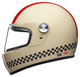 Nexx XG100R Finish Line Cream Red Helmet
