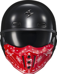 Scorpion EXO Covert X Bandana Mask Gloss Red